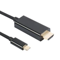 C USB-кабель HDMI (5.9ft/1.8m), USB тип 3.1 C мужчин (Thunderbolt 3 совместимый) HDMI мужчин 4K удлинительный кабель для MacBook Pro, новый MacBook 2016, ChromeBook пикселя и более