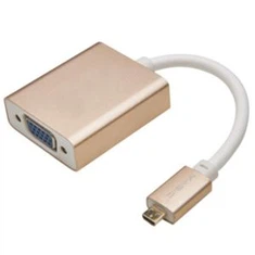 Настроенный поставщик OEM в Китае золото покрытием 1080P активных микро-HDMI к VGA конвертер мужчин и женщин видео кабель с 3,5-мм стерео аудио вход - черный для микро-HDMI устройства, длина кабеля 20 см
