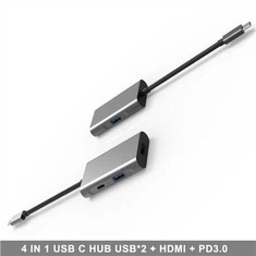Многопортовый концентратор USB C с USB-портом HDMI PD3.0