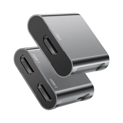 Разветвитель HDMI™ 4K, 60 Гц, 1x2 с питанием USB C, 5 В